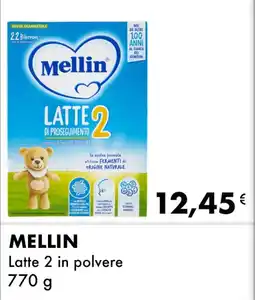 Iper Tosano MELLIN Latte 2 in polvere offerta