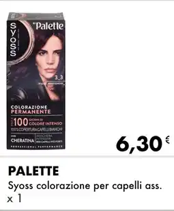 Iper Tosano PALETTE Syoss colorazione per capelli ass. x1 offerta
