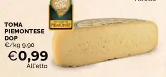 Mercatò Toma piemontese dop offerta