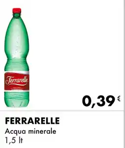 Iper Tosano FERRARELLE Acqua minerale offerta