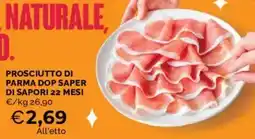 Mercatò Prosciutto di parma dop saper di sapori 22 mesi offerta