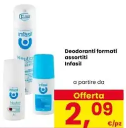 Interspar Deodoranti formati Infasil offerta