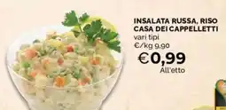 Mercatò Insalata russa, riso casa dei cappelletti offerta