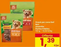 Interspar Snack per cane Deli Bon Purina Friskies offerta