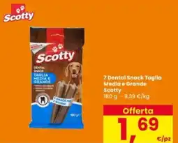Interspar 7 Dental Snack Taglia Media e Grande Scotty offerta