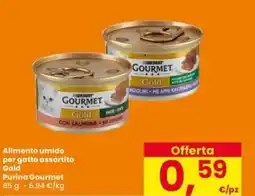 Interspar Alimento umido per gatto Gold Purina Gourmet offerta
