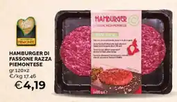 Mercatò Hamburger di fassone razza piemontese offerta