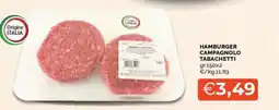 Mercatò Hamburger campagnolo tabachetti offerta