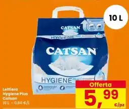 Interspar Lettiera Hygiene Plus Catsan offerta