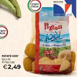 Mercatò Pizzoli patate iodi' offerta
