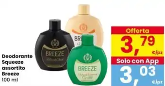 Interspar Deodorante Squeeze Breeze offerta