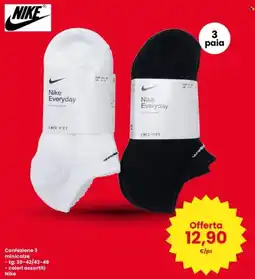 Interspar NIKE Confezione 3 minicalze offerta