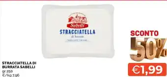 Mercatò Stracciatella di burrata SABELLI offerta
