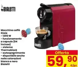 Interspar BIALETTI Macchina caffè Gioia offerta