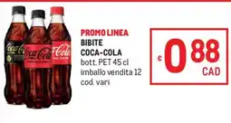 Metro Bibite COCA-COLA offerta