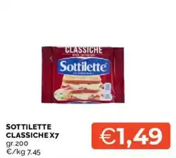 Mercatò Sottilette classiche x7 offerta
