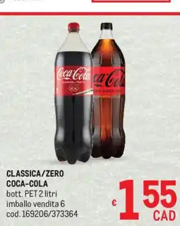 Metro Classica/zero COCA-COLA offerta