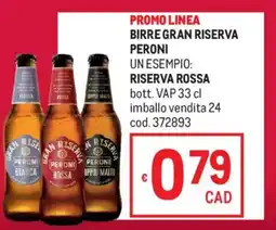 Metro Birre gran riserva PERONI offerta