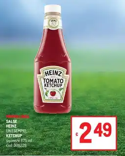 Metro Salse Ketchup HEINZ offerta