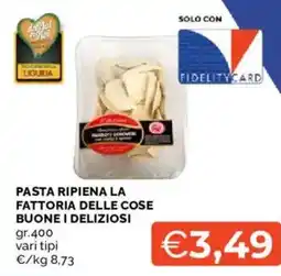 Mercatò Pasta ripiena la fattoria delle cose buone i deliziosi offerta