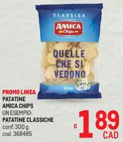 Metro Patatine classiche AMICA CHIPS offerta