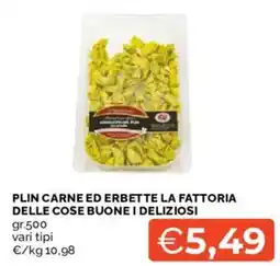 Mercatò Plin carne ed erbette la fattoria delle cose buone i deliziosi offerta