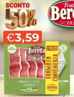 Mercatò Fratelli beretta prosciutto crudo offerta