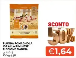 Mercatò Piadina romagnola igp alla riminese riccione piadina offerta