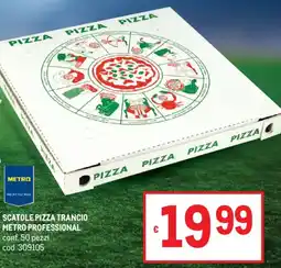 Metro Scatole pizza trancio METRO PROFESSIONAL offerta