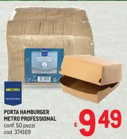 Metro Porta hamburger METRO PROFESSIONAL offerta