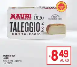Metro Taleggio dop MAURI offerta