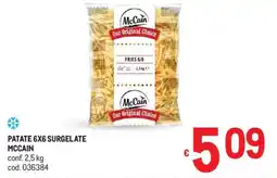 Metro Patate 6x6 surgelate MCCAIN offerta
