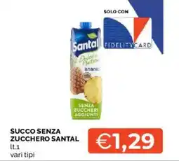 Mercatò Succo senza zucchero SANTAL offerta