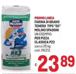 Metro Farina di grano tenero tipo "00" MOLINO SPADONI offerta