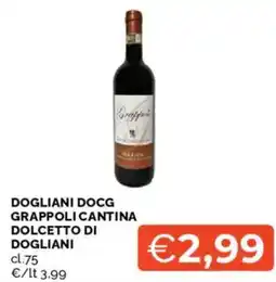 Mercatò Dogliani docg grappolicantina dolcetto di dogliani offerta