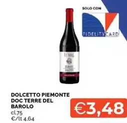 Mercatò Dolcetto piemonte doc terre del barolo offerta