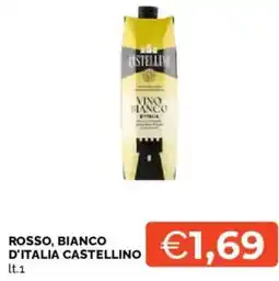 Mercatò Rosso, bianco d'italia castellino offerta