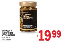 Metro Carpaccio di tartufo nero APPENNINO FOOD offerta