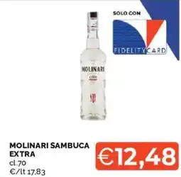 Mercatò Molinari sambuca extra offerta