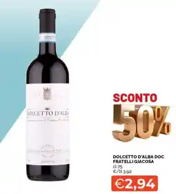 Mercatò Dolcetto d'alba doc fratelli giacosa offerta