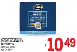 Metro Cialde universali compostabili CAFFÈ MOTTA offerta