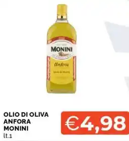 Mercatò Olio di oliva anfora MONINI offerta