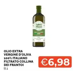 Mercatò Olio extra vergine d'oliva 100% italiano filtrato collina dei frantoi offerta