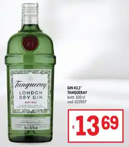 Metro Gin 43,1° TANQUERAY offerta