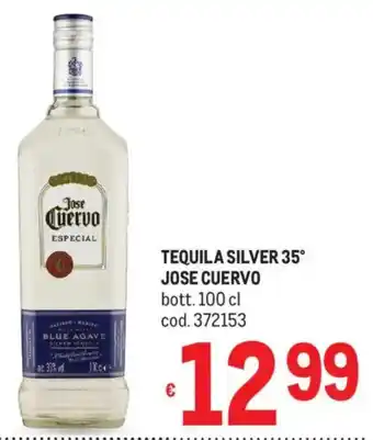 Metro Tequila silver 35° JOSE CUERVO offerta