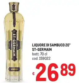 Metro Liquore di sambuco 20° ST-GERMAIN offerta