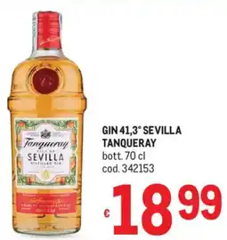 Metro Gin 41,3° sevilla TANQUERAY offerta
