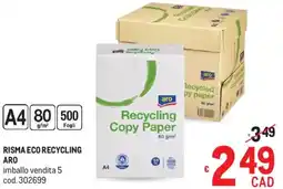 Metro Risma eco recycling ARO offerta