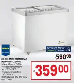 Metro Congelatore orizzontale METRO PROFESSIONAL offerta