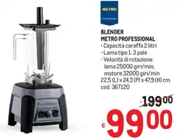 Metro Blender METRO PROFESSIONAL offerta